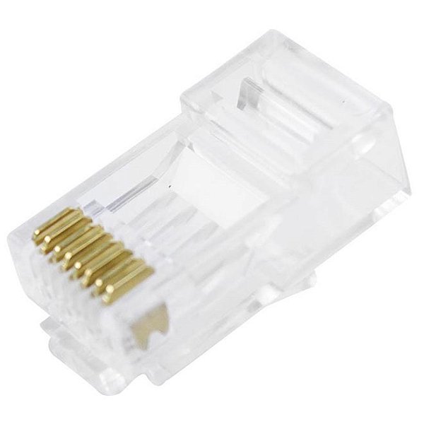 Plug Modular Rj45 8x8 Cat6 5+