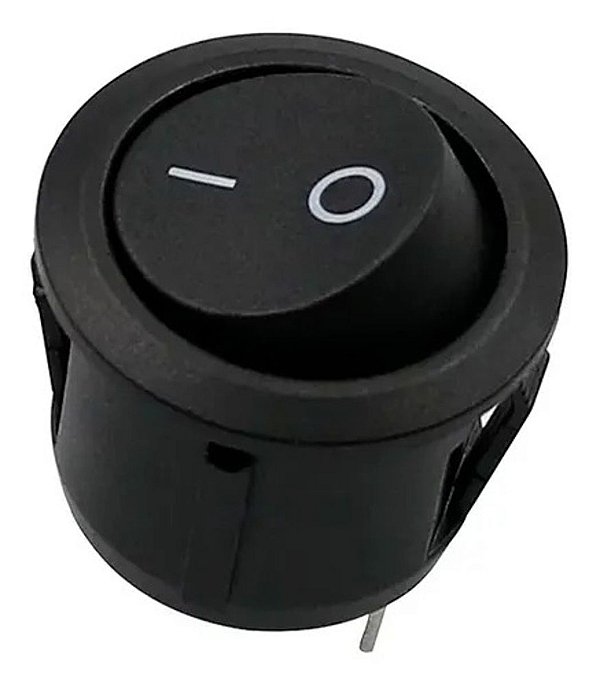 Chave Power ON/OFF KCD1-106 6A 250V Preto
