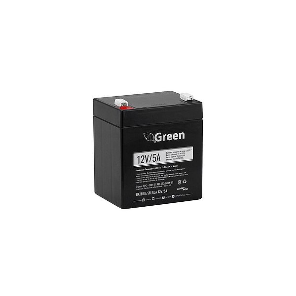 Bateria Selada 12V 5A Green
