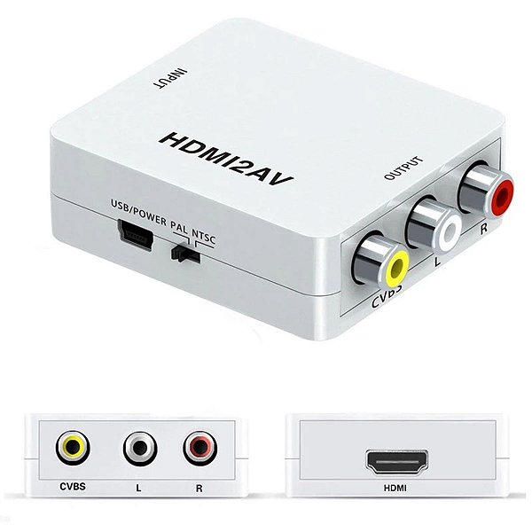 Adaptador de hdmi a av sale