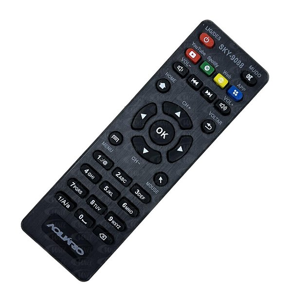 Controle Remoto Receptor Compatível TV Box SKY-9088