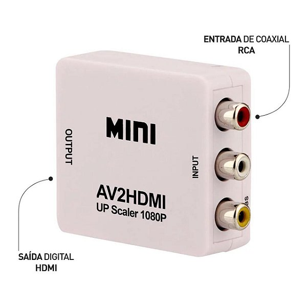 Conversor AV para Hdmi ZJT-50004