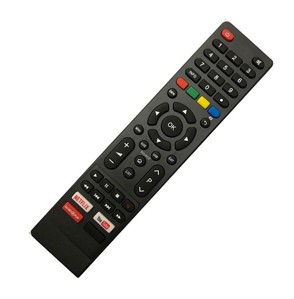 Controle Remoto TV Philco 4k Netflix Youtube Globoplay SKY-9124