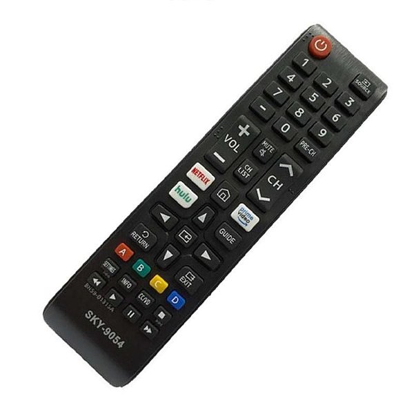 Controle Remoto TV Compatível Samsung NetfliX Hullu Video SKY-9054