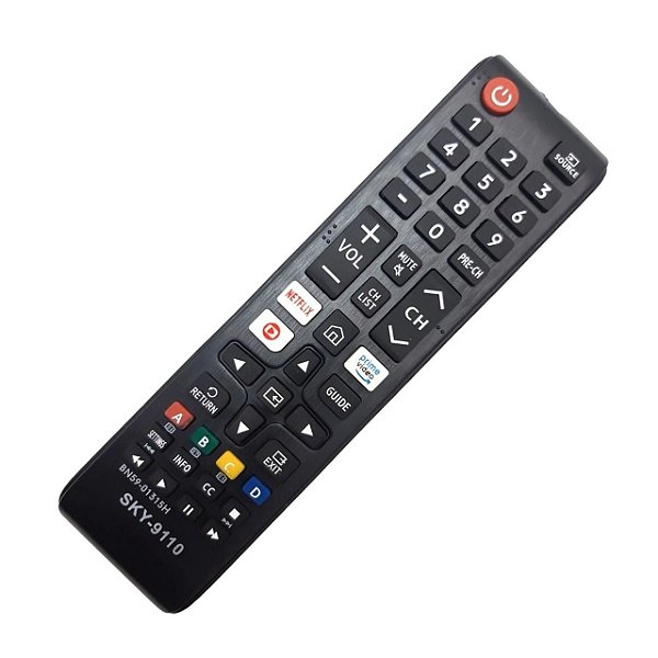 Controle Remoto TV Compatível Samsung Smart Globoplay SKY-9110