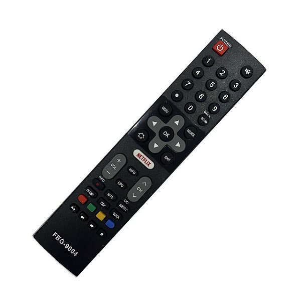 Controle Remoto Tv Compatível Philco Smart Led 4k Netflix FBG 9004