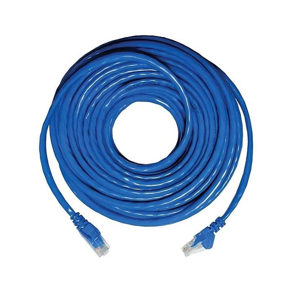 Cabo Patch Cord Utp 20 Metros Azul Fbg 1021