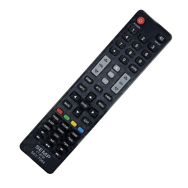 Controle Remoto TV Compatível Semp Toshiba FBG 7064