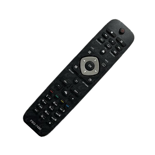 Controle Remoto Tv Compatível Philips Fbg 7490