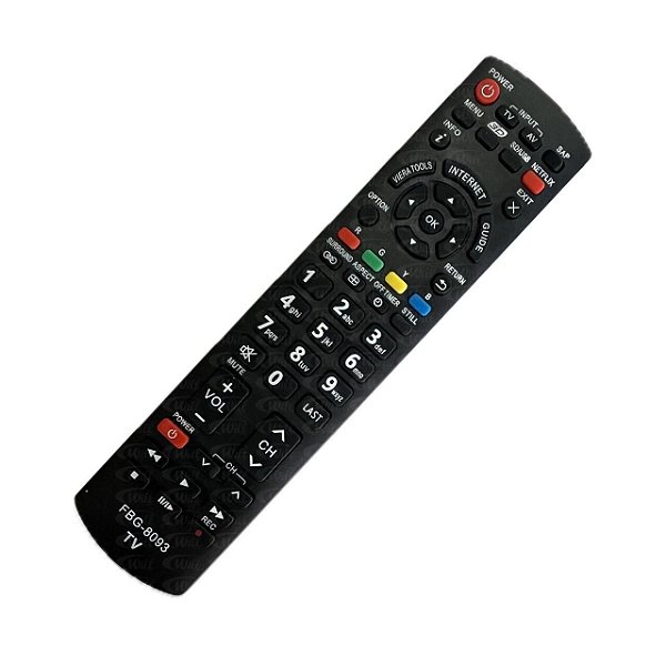 Controle Remoto Tv Compatível Panasonic Smart Fbg 8093