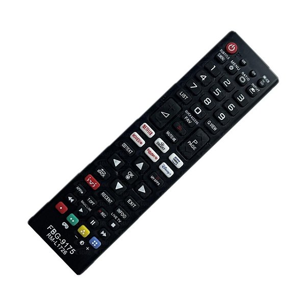 Controle Remoto TV Compatível LG Smart 4K LED 3D FBG 9175