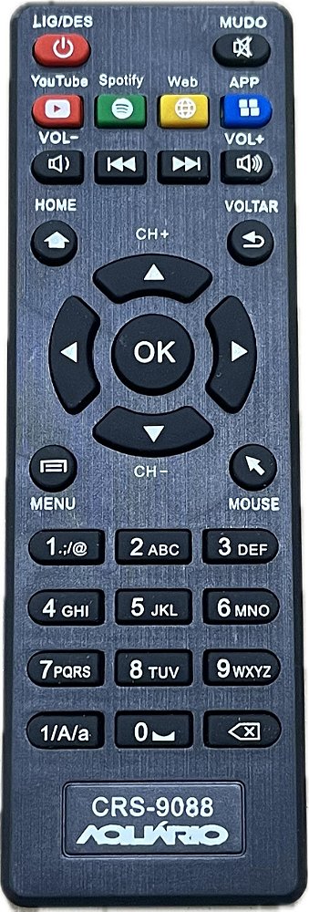 Controle Remoto Receptor Compatível Aquario CRS-9088