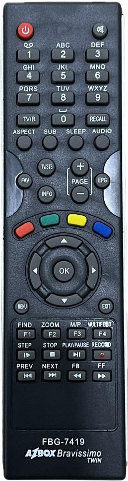 Controle Remoto Receptor Compatível Az Box Bravíssimo Twin Fbg 7419