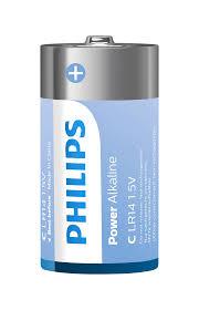 Pilhas LR14 Alcalina Philips LR14P2B-59 PACK 2 Unidades