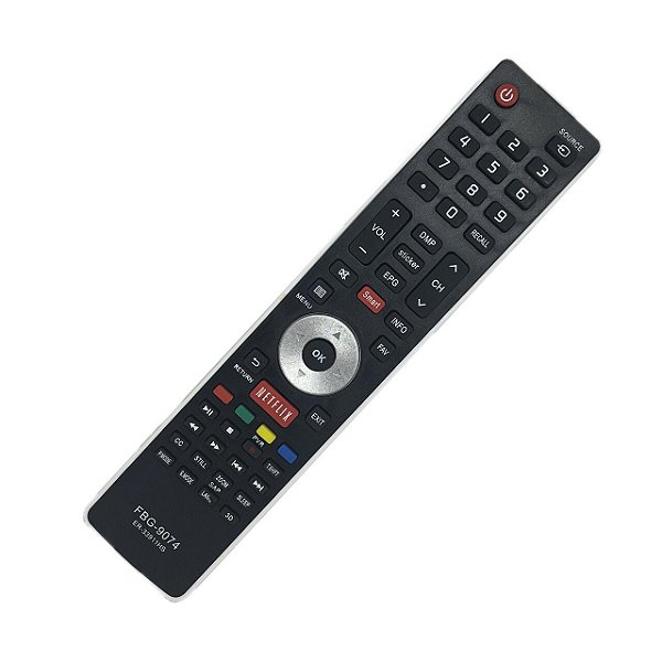 Controle Remoto Tv Compatível Hisense Smart Fbg 9074