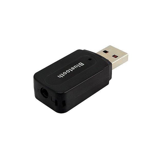 Adaptador Bluetooth Receptor Com Cabo Auxiliar P2 BTMR-6313