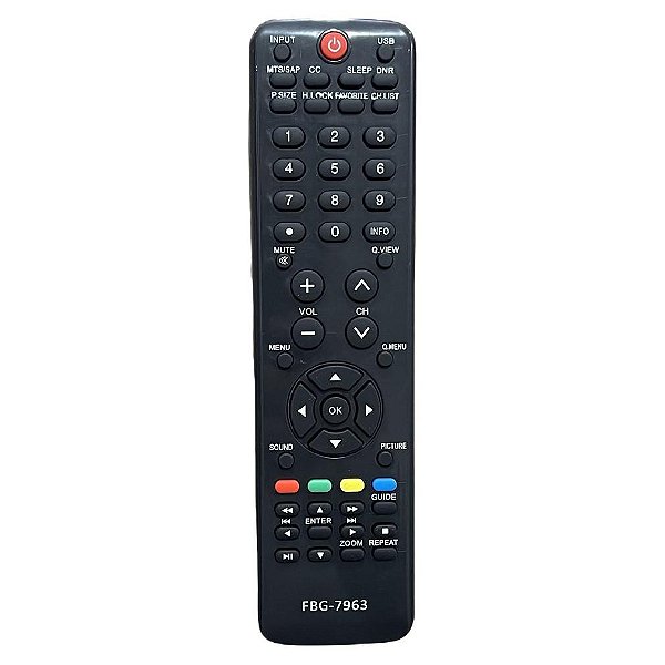 Controle Remoto TV Compativel Buster LCD LHS 1283