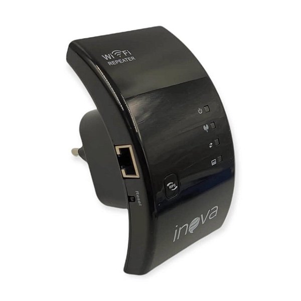 Repetidor Wi-Fi Inova 2.4g ROU-6002 PRETO
