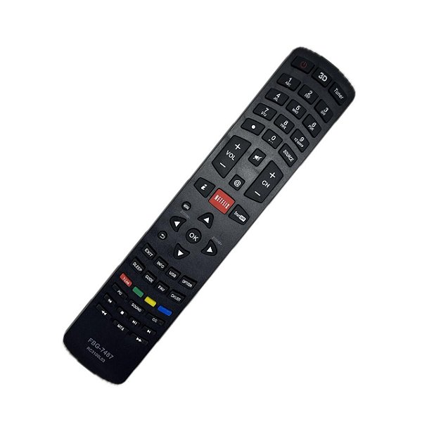 Controle Remoto Tv Compatível Philco FBG-7487