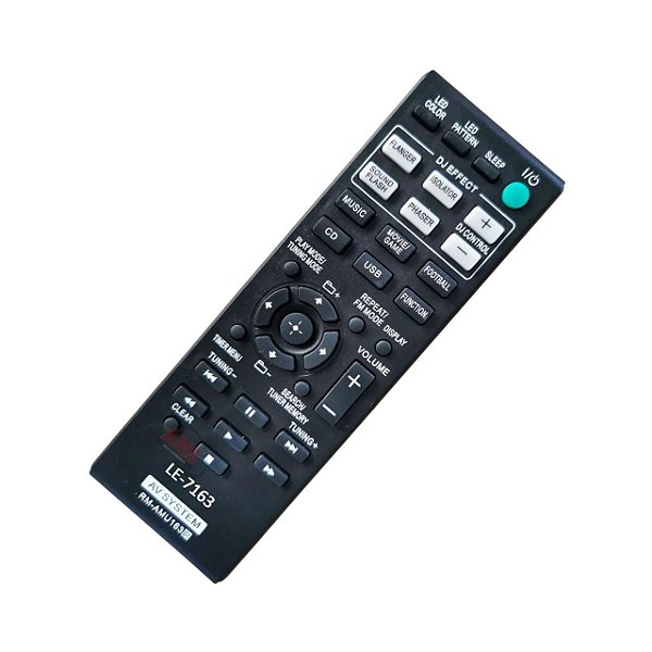 Controle Remoto Som Sony Rm-Amu163 / Hcd-Gpx33 LE-7163