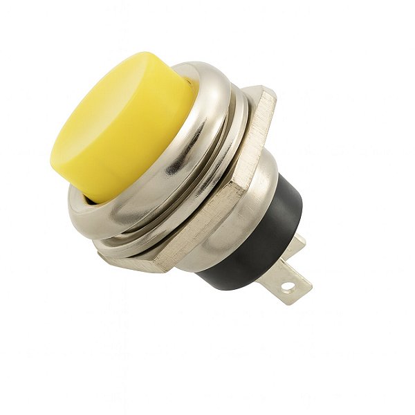 Chave Push Button ON/OFF 3A 125v 2 Terminais PBS-26B