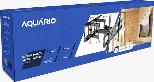 Suporte Tv Articulado 37 a 80 Polegadas Ate 40kg SAV-4600
