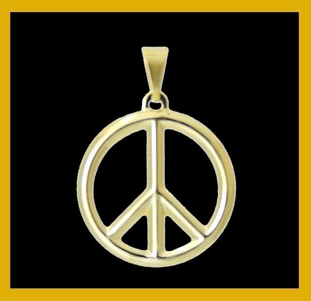 Pingente simbolo da paz