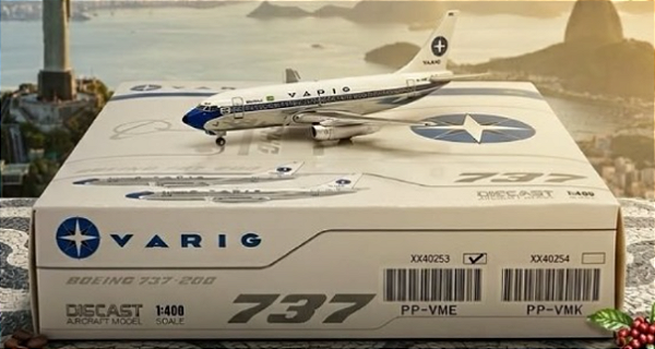 JC Wings 1:400 Varig Boeing 737-200 (pré-venda)