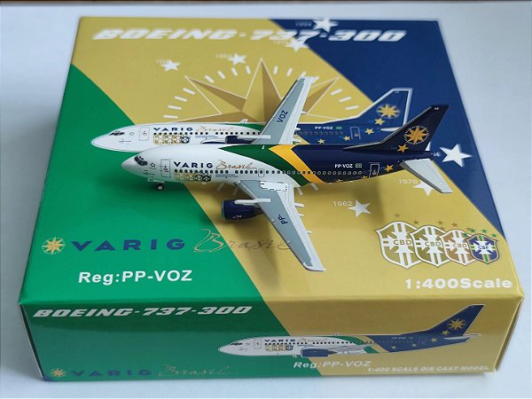 BRDiecast/Panda Models 1:400 Varig Boeing 737-300 PP-VOZ Copa 1998