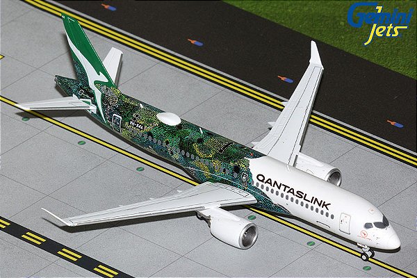 Gemini Jets: 1/200 QantasLink A220-300“Minyma Kutjara Tjukurpa” (green)