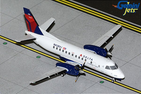 PRÉ-VENDA - Gemini Jets 1:200 Delta Connection Saab 340B