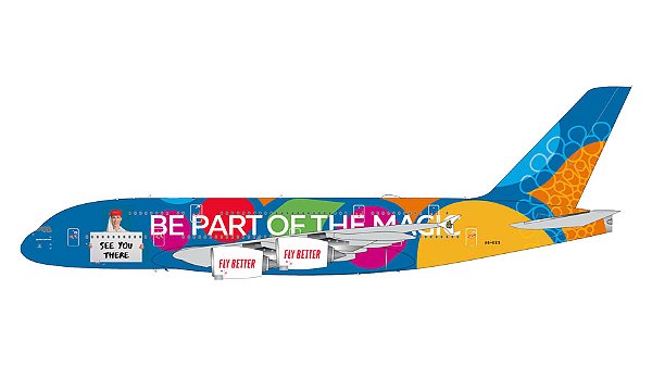 PRÉ-VENDA- Gemini Jets 1:200 Emirates Airbus A380-800
