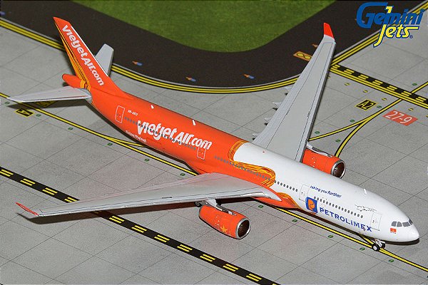 PRÉ-VENDA - Gemini Jets 1:400 VietJet Air A330-300"Petrolimex" livery