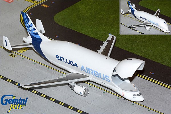 PRÉ-VENDA- Gemini Jets: 1/200 ¨Beluga¨ Airbus Transport Intl. A300B4 ¨Beluga¨
