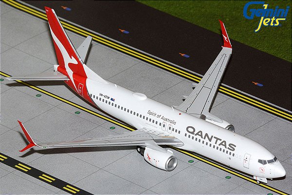 PRÉ-VENDA- Gemini Jets: 1/200 Qantas Airways B737-800S