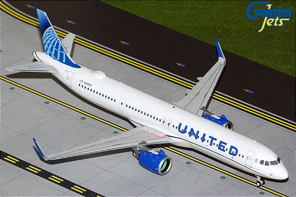 PRÉ-VENDA- Gemini Jets: 1/200 United Airlines A321 neo