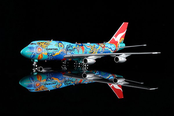 HX Models 1:400 Qantas Boeing 747-300 Nalanji Dreaming (pré-venda)