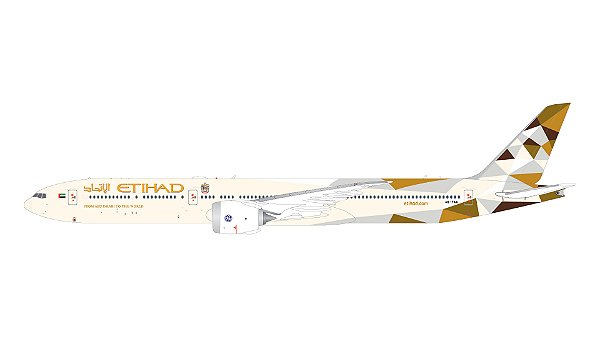 PRÉ-VENDA - Gemini Jets 1:200 Etihad Airways B777-9 with optional folded wingtips
