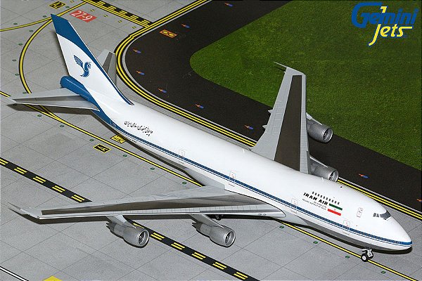 Gemini Jets: 1/200 Iran Air B747-100B ¨polished belly¨