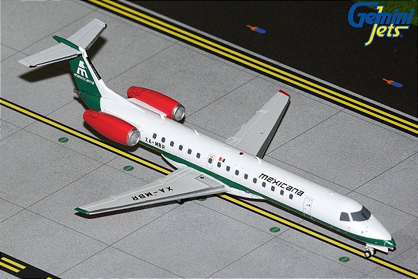 Gemini Jets: 1/200 Mexicana Embraer ERJ-145