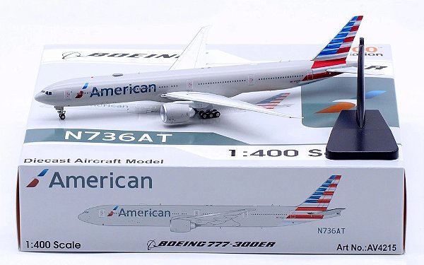 Aviation400 1:400 American Boeing B777-300ER