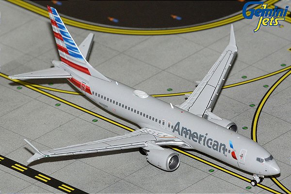 Gemini Jets 1:400 American Airlines B737 MAX 8 N326RP (Pré-venda)