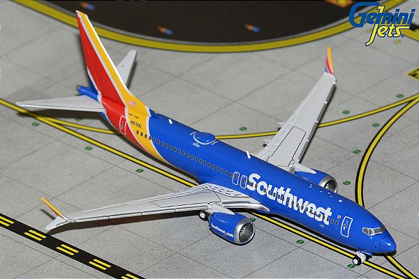 Gemini Jets 1:400 Southwest Airlines B737 MAX 8 N8788L (Pré-venda)