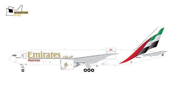 Gemini Jets 1:200 Emirates B777-200LRF A6-EFV Flaps Down (Pré-venda)