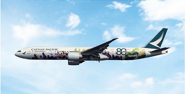 Phoenix 1:400 Cathay Pacific (Spirit of HK) Boeing 777-300ER B-KQU (pré-venda)