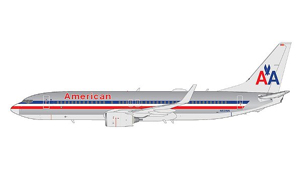 Gemini Jets 1:100 American Airlines Boeing 737-800W (pré-venda)