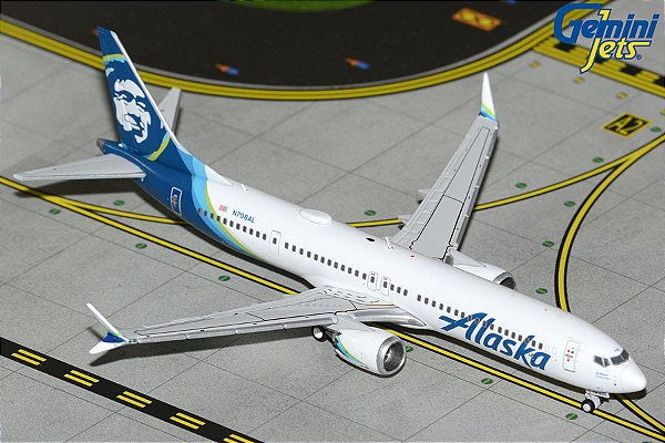 Gemini Jets 1:400 Alaska Airlines Boeing 737 MAX 9 (pré-venda)