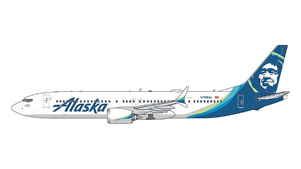 Gemini Jets 1:400 Alaska Airlines Boeing 737 MAX 9 (pré-venda)