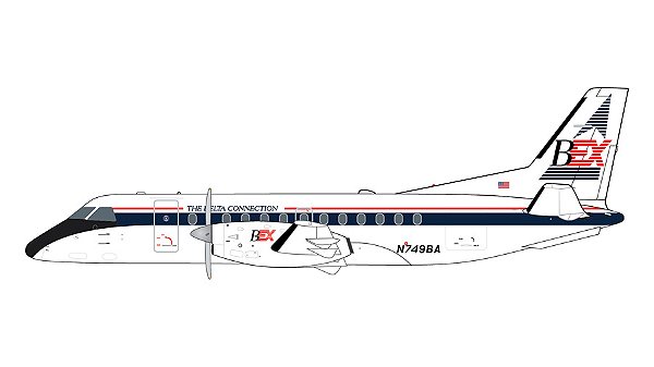 Gemini Jets 1:400 Business Express AL Saab 340A (pré-venda)