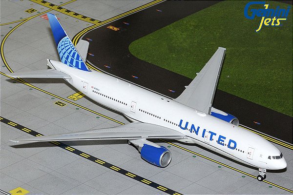 Gemini Jets 1:200 United Airlines Boeing 777-200ER (pré-venda)